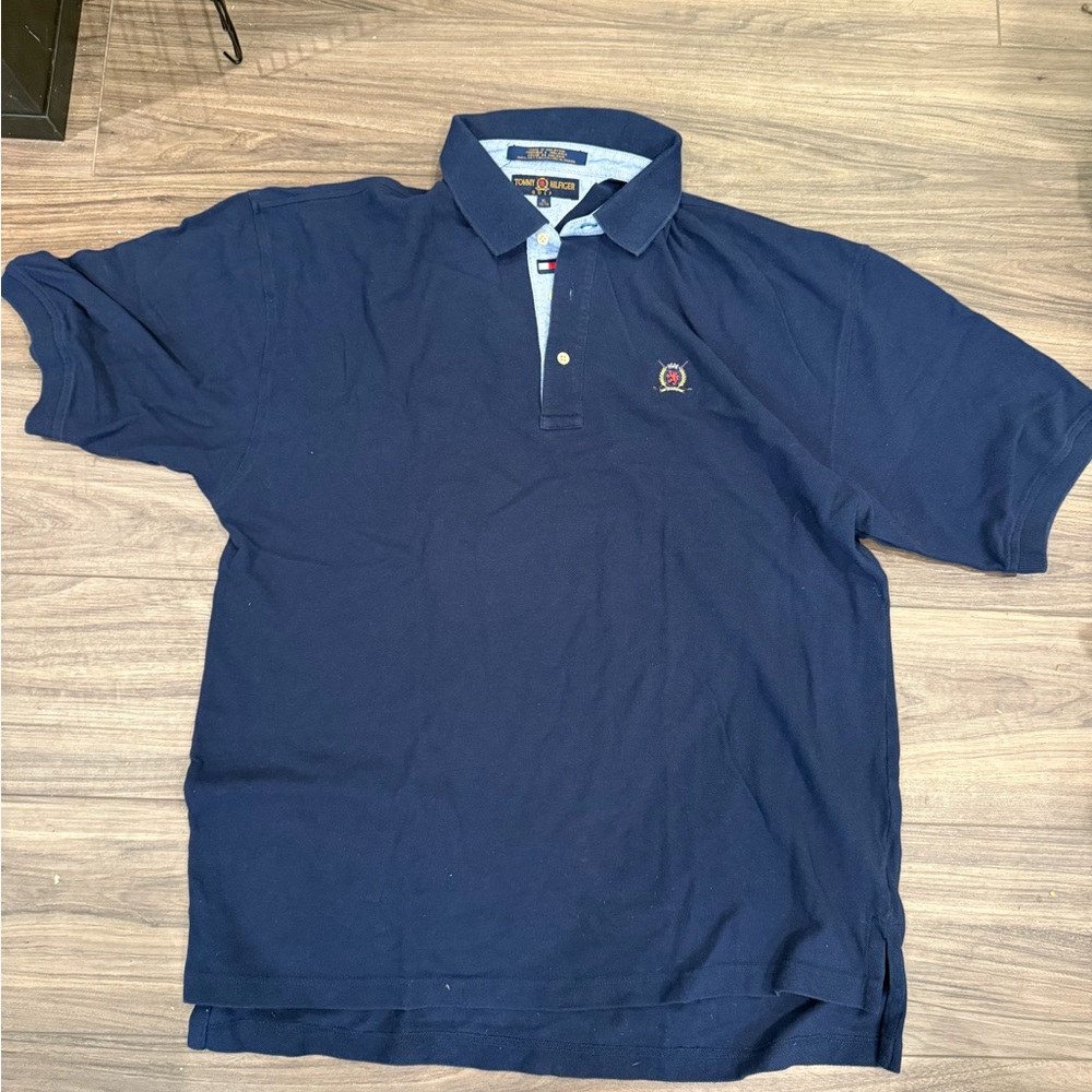 Tommy Hilfiger Dark Blue Polo Shirt